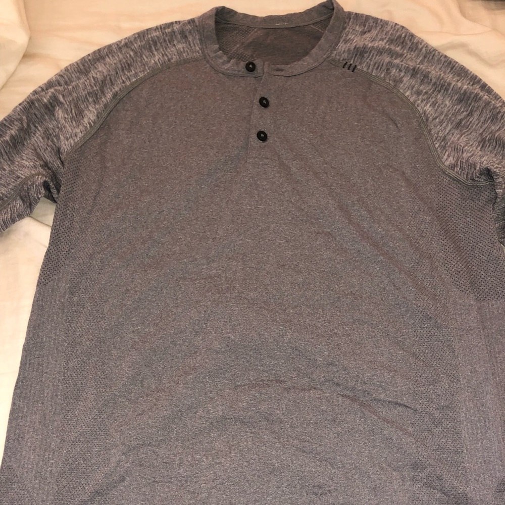 Lululemon Metal Vent Henley L/S